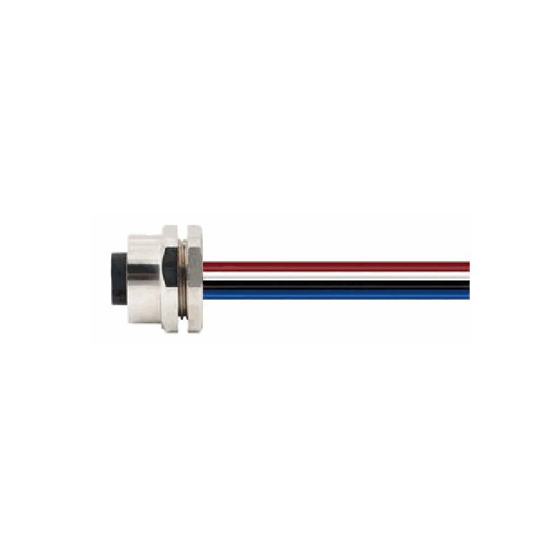 Connecteur femelle 7/8, 4 pol.,   IP67, 8A, non-blindé